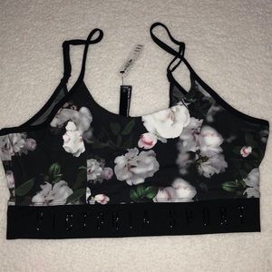 Floral sport bralette size large